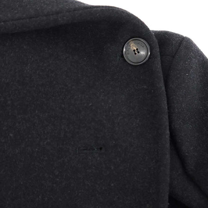 Balenciaga Wool Melton Deformation Over Coat Black 42 — view 7