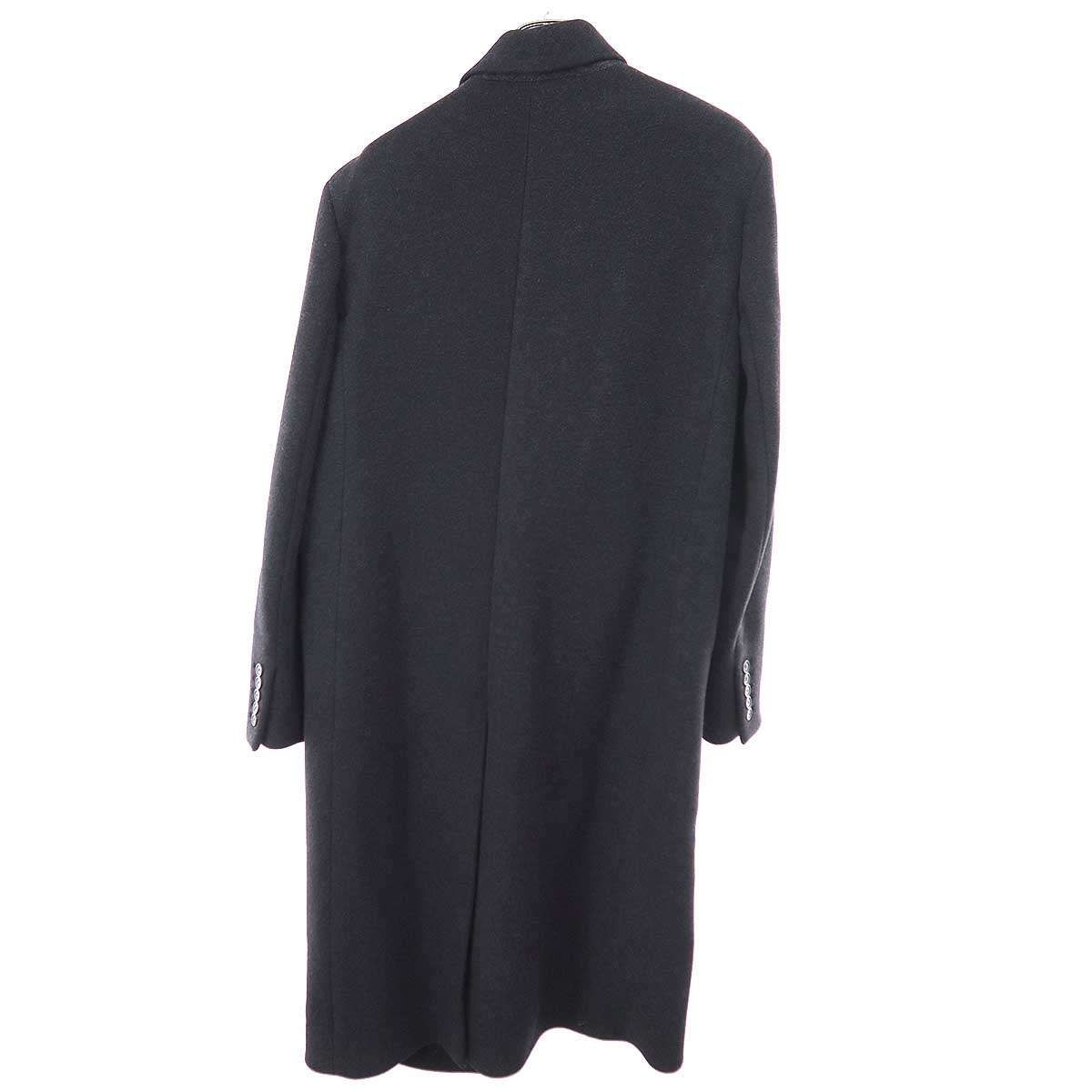 Balenciaga Wool Melton Deformation Over Coat Black 42 — view 2