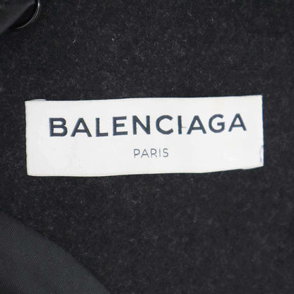 Balenciaga Wool Melton Deformation Over Coat Black 42 — view 3