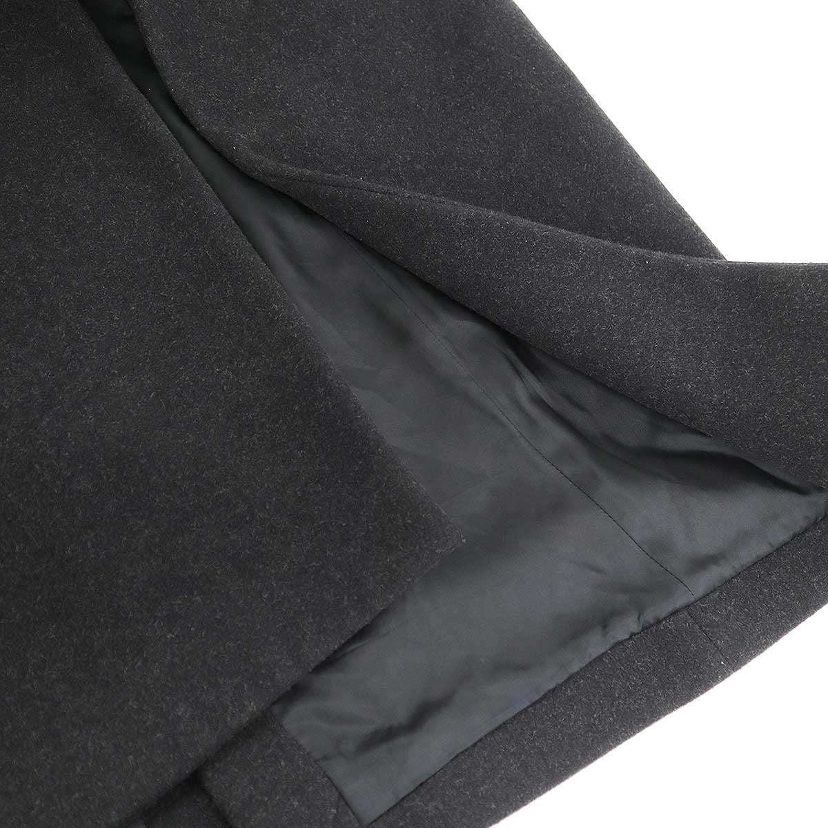 Balenciaga Wool Melton Deformation Over Coat Black 42 — view 6