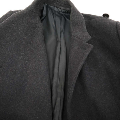 Balenciaga Wool Melton Deformation Over Coat Black 42 — view 8
