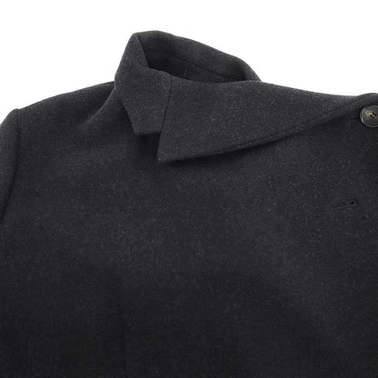 Balenciaga Wool Melton Deformation Over Coat Black 42 — view 4