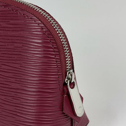 Louis Vuitton Pochette Cosmetic Makeup Pouch Epi Fuchsia — view 4