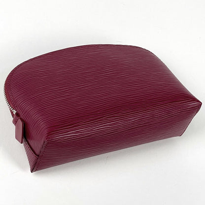 Louis Vuitton Pochette Cosmetic Makeup Pouch Epi Fuchsia — view 2