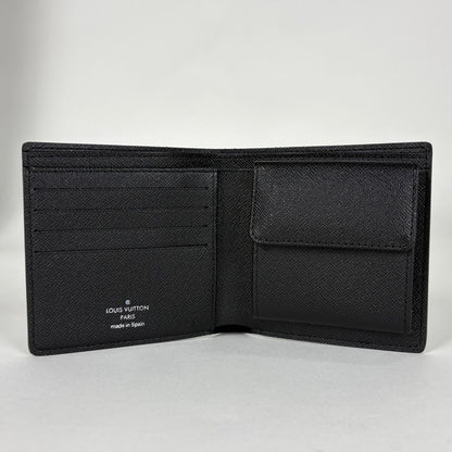 Louis Vuitton Portefeuille Marco Damier Graphite Black Wallet — view 5