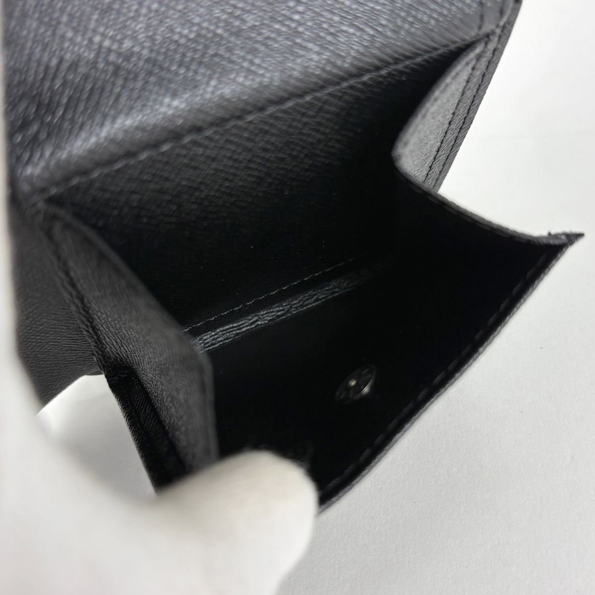 Louis Vuitton Portefeuille Marco Damier Graphite Black Wallet — view 4