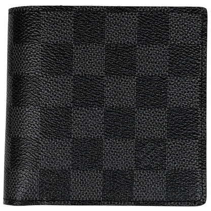 Louis Vuitton Portefeuille Marco Damier Graphite Black Wallet