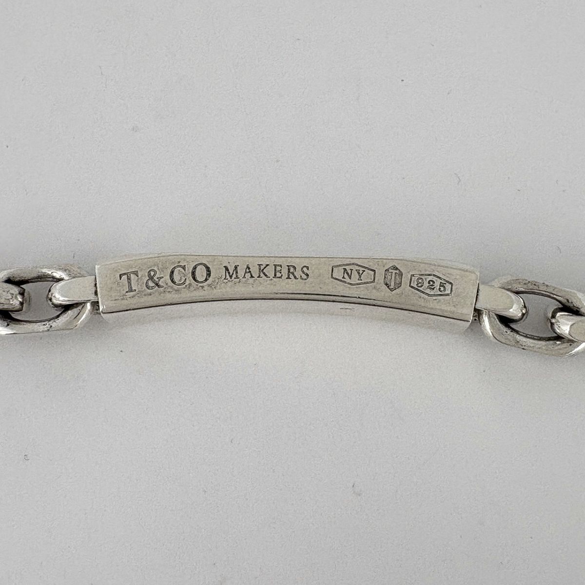 Tiffany & Co Makers ID Chain Bracelet Sterling 925 Silver — view 4