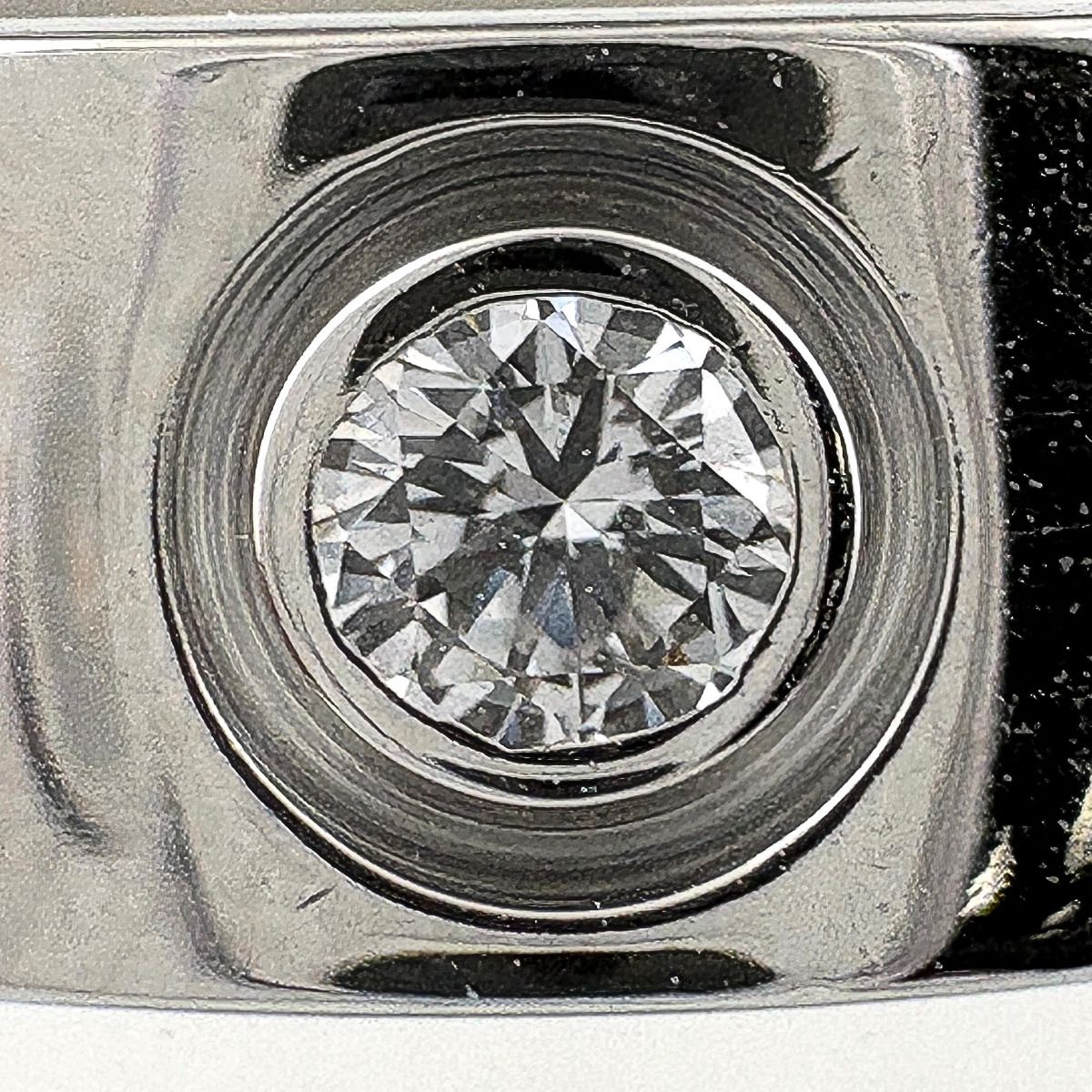Cartier Mini Love Ring Half Diamond Pave — view 2