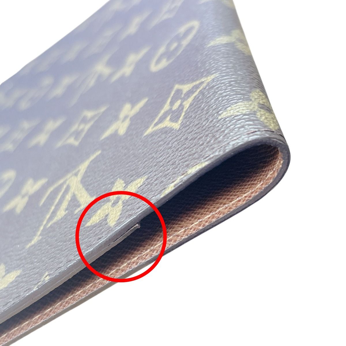 Louis Vuitton Monogram Note Cover Agenda Bureau Notebook Brown — view 6