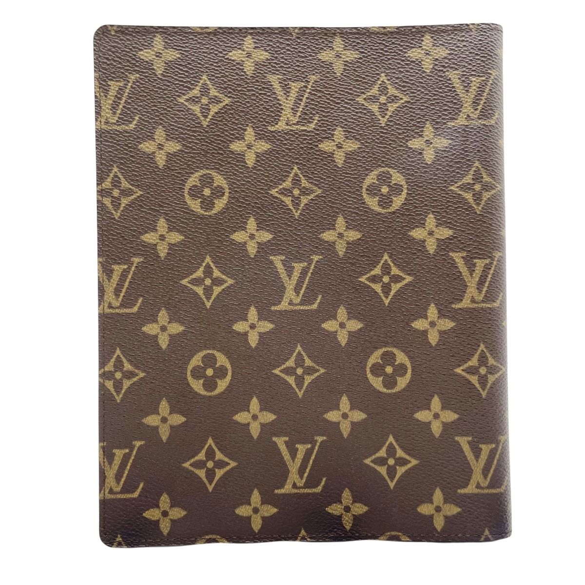 Louis Vuitton Monogram Note Cover Agenda Bureau Notebook Brown — view 2