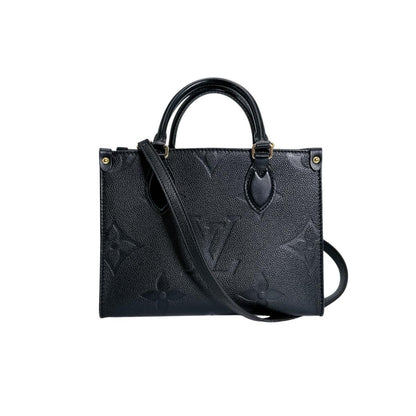 Louis Vuitton Monogram Empreinte Handbag On The Go PM Tote Noir — view 2
