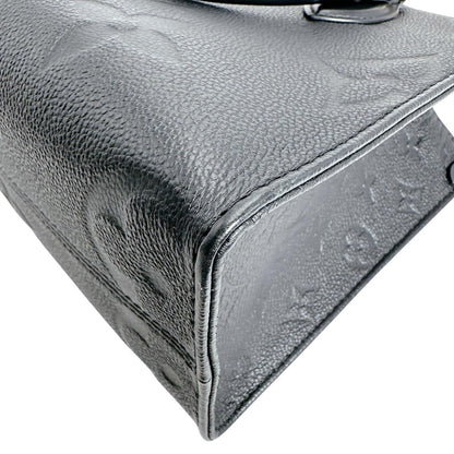 Louis Vuitton Monogram Empreinte Handbag On The Go PM Tote Noir — view 6