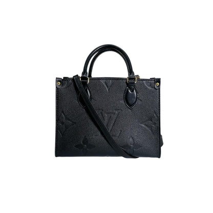 Louis Vuitton Monogram Empreinte Handbag On The Go PM Tote Noir — view 3