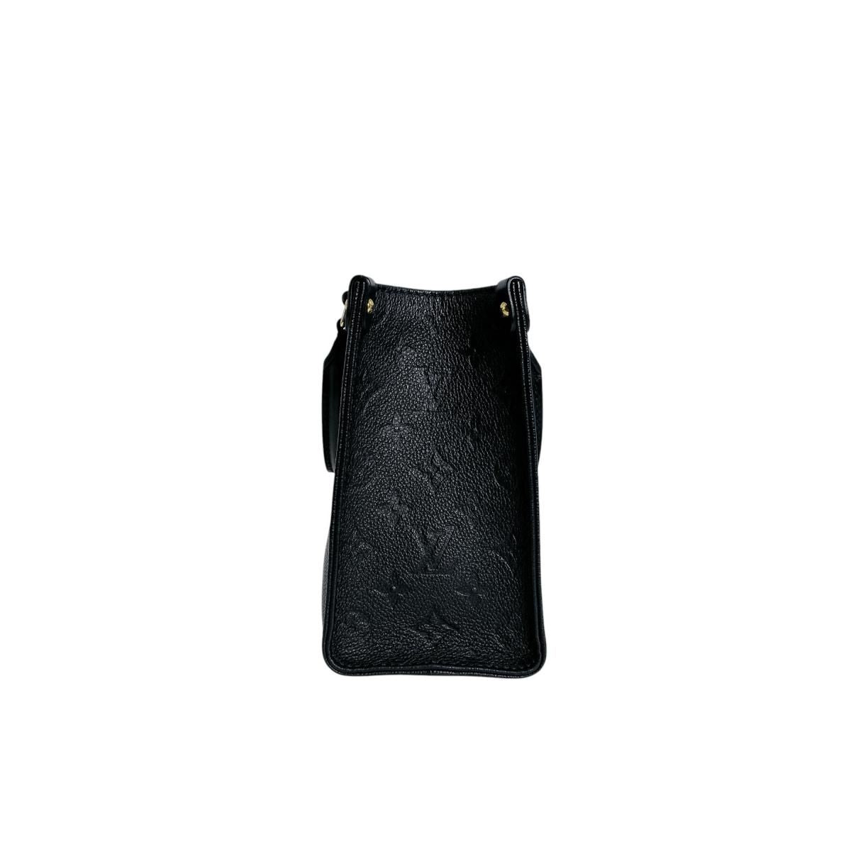 Louis Vuitton Monogram Empreinte Handbag On The Go PM Tote Noir — view 4