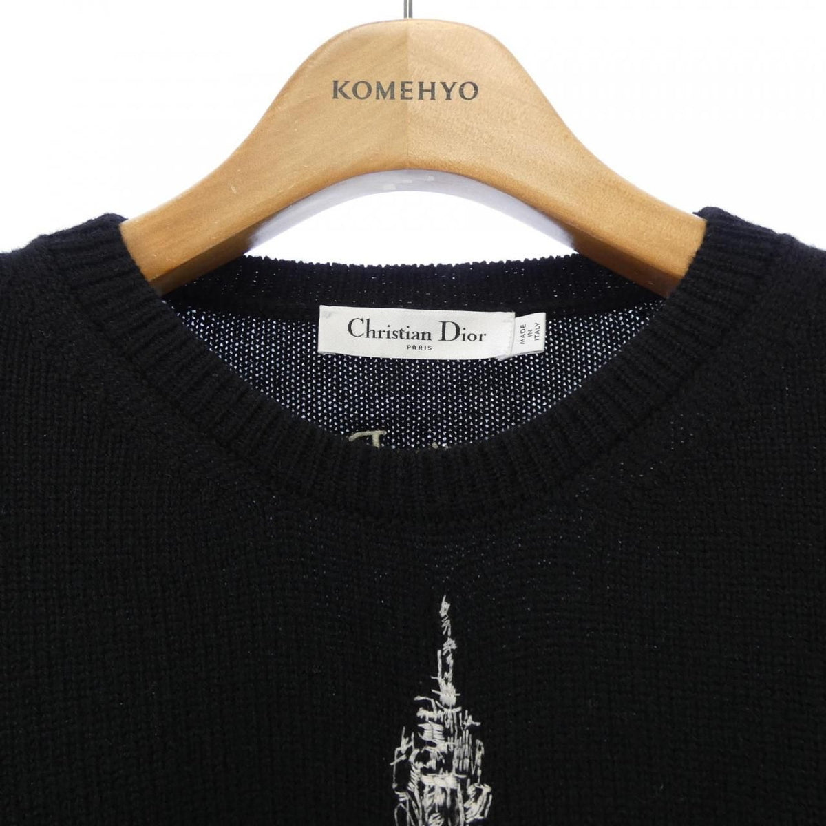 Dior Knit Sweater Black — view 5