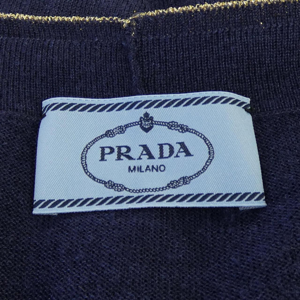 Prada Cardigan Navy — view 4