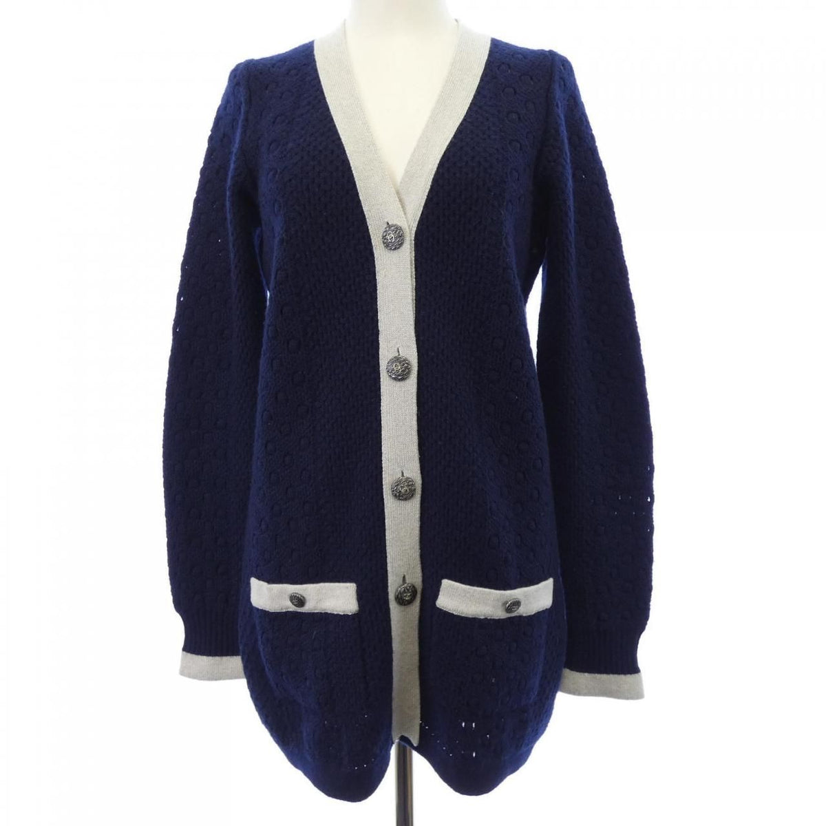 Chanel Cardigan Navy