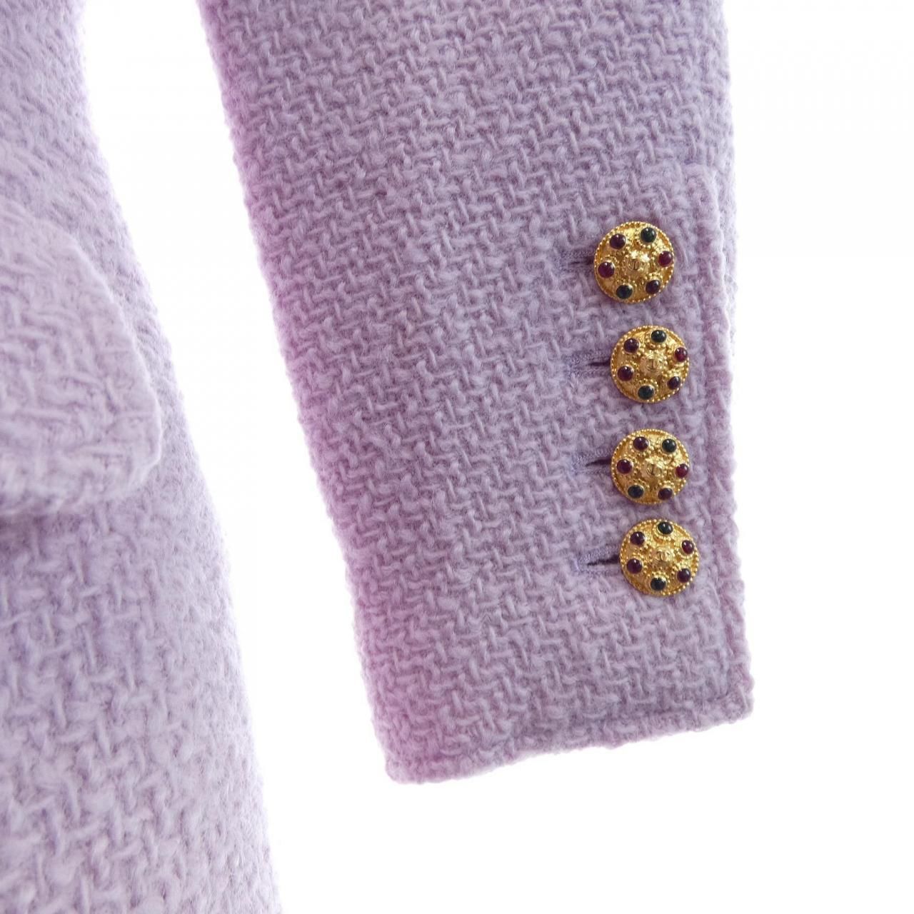 Chanel Vintage Jacket Purple — view 6