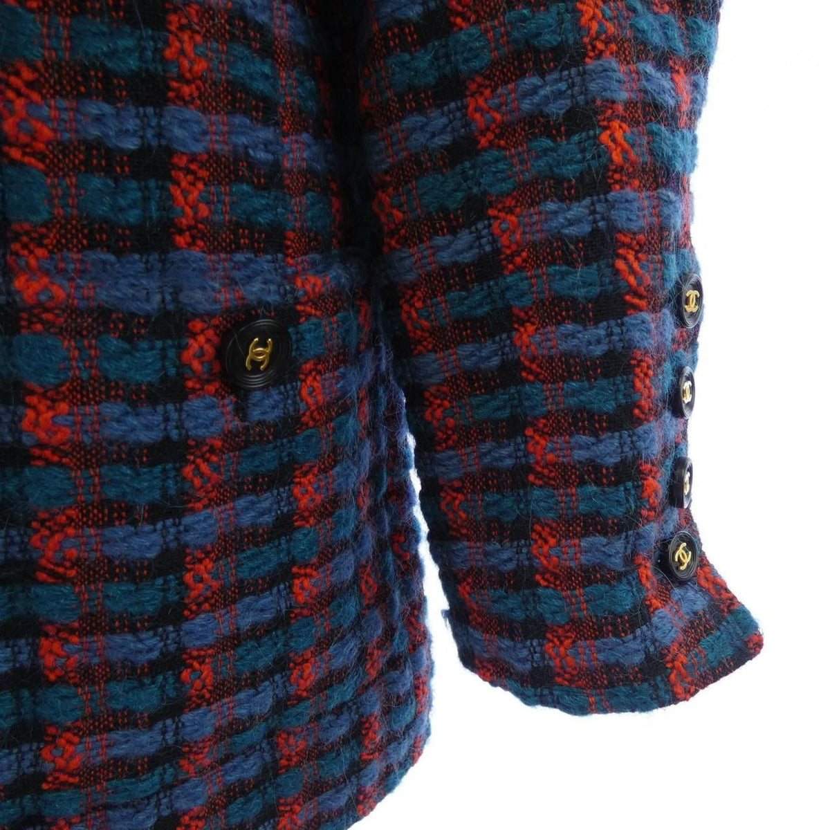 Chanel 95A Vintage Jacket Blue — view 6