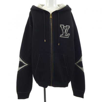 Louis Vuitton Graphic Intersha Zip Cotton Hoodie