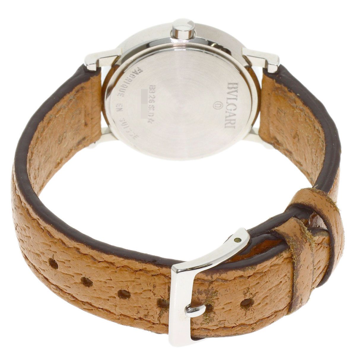 Bvlgari Watch SS Leather — view 7