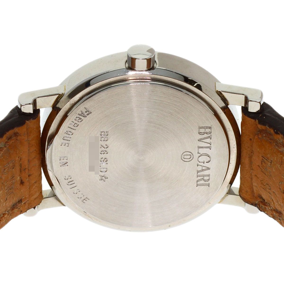 Bvlgari Watch SS Leather — view 6