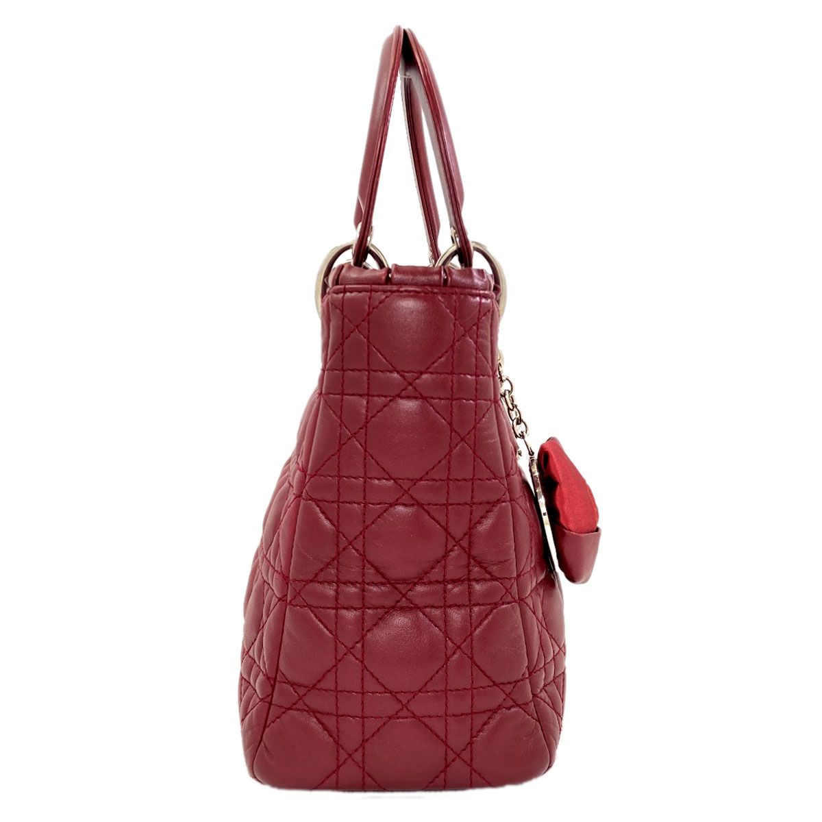 Dior Lady Dior 2-Way Handbag Calfskin — view 3
