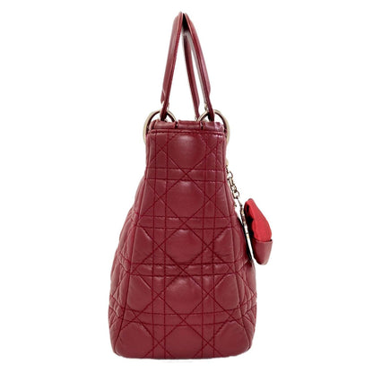 Dior Lady Dior 2-Way Handbag Calfskin — view 3