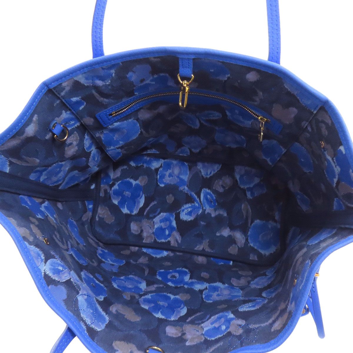 Louis Vuitton Neverfull MM Ikat Flower Tote Bag Monogram Canvas — view 5
