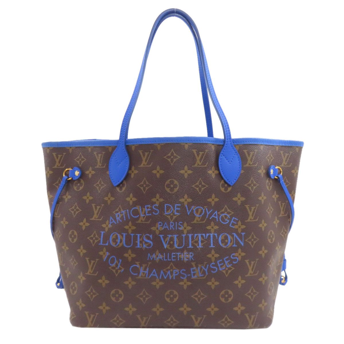 Louis Vuitton Neverfull MM Ikat Flower Tote Bag Monogram Canvas