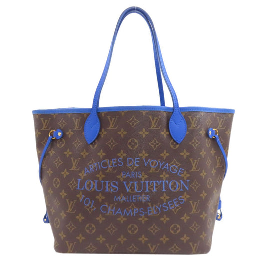 Louis Vuitton Neverfull MM Ikat Flower Tote Bag Monogram Canvas