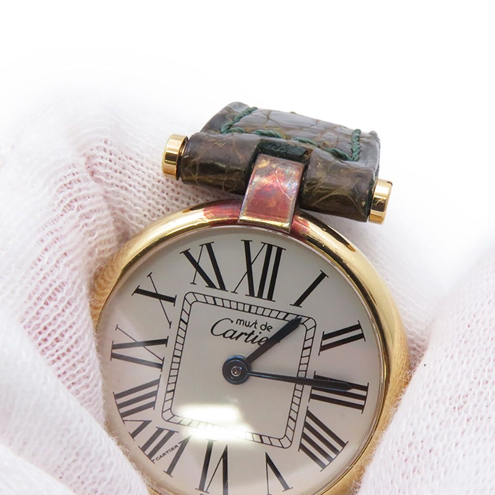 Cartier Must Vendome SM Watch Silver Dial Vintage — view 4