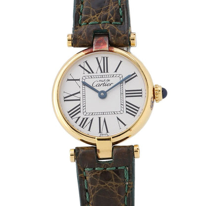 Cartier Must Vendome SM Watch Silver Dial Vintage