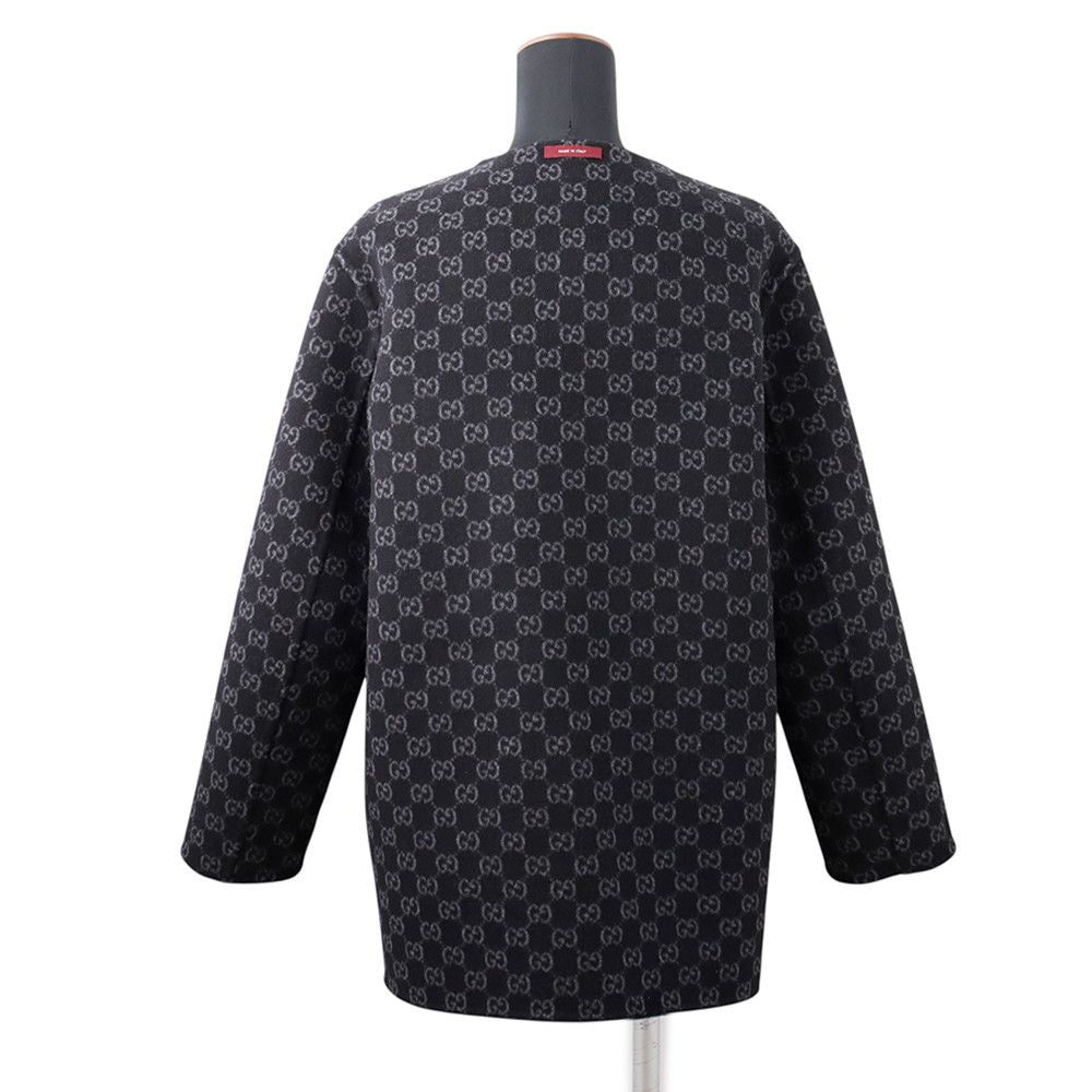 Gucci Jacket Reversible Wool Silk 36 Black — view 5