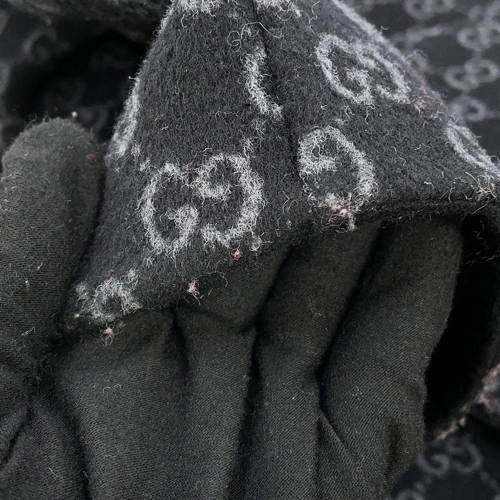 Gucci Jacket Reversible Wool Silk 36 Black — view 6