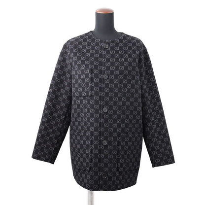 Gucci Jacket Reversible Wool Silk 36 Black — view 4