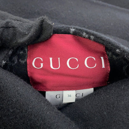 Gucci Jacket Reversible Wool Silk 36 Black — view 8