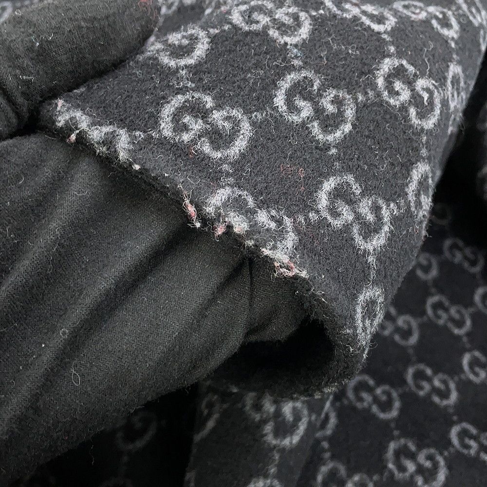 Gucci Jacket Reversible Wool Silk 36 Black — view 7