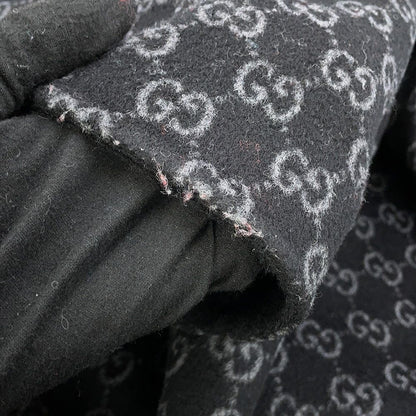 Gucci Jacket Reversible Wool Silk 36 Black — view 7