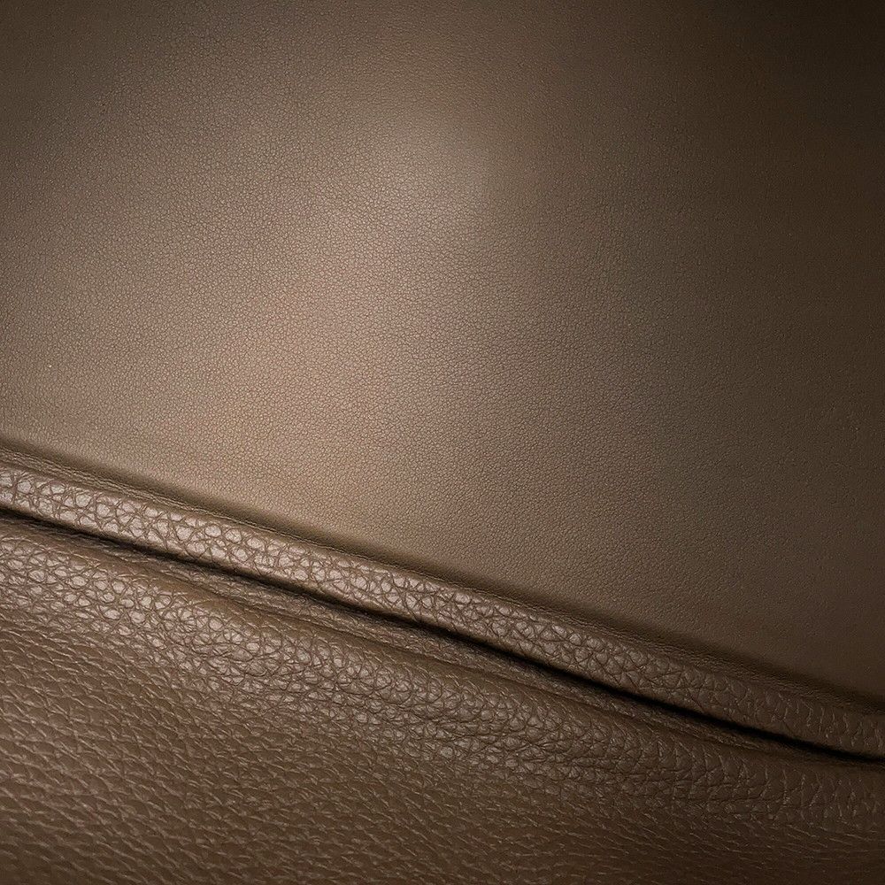 Hermes Handbag Lindy 30 Etoupe Silver Taurillon Clemence 2-Way — view 8