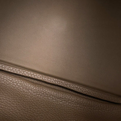 Hermes Handbag Lindy 30 Etoupe Silver Taurillon Clemence 2-Way — view 8