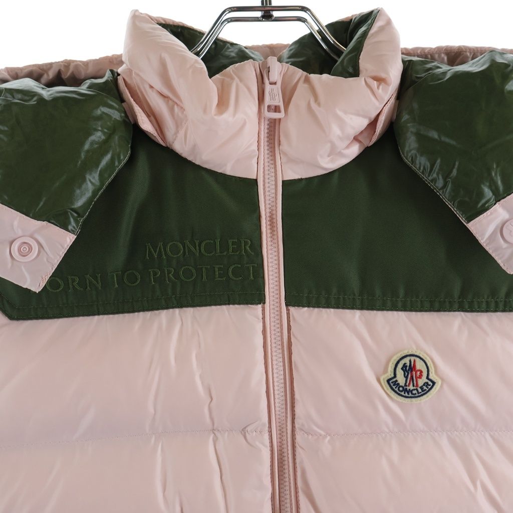 Moncler Ciboure Giubbotto Down Vest Pink — view 3