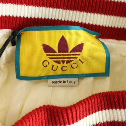 Gucci Adidas Cotton Pleated Skirt Ivory — view 6