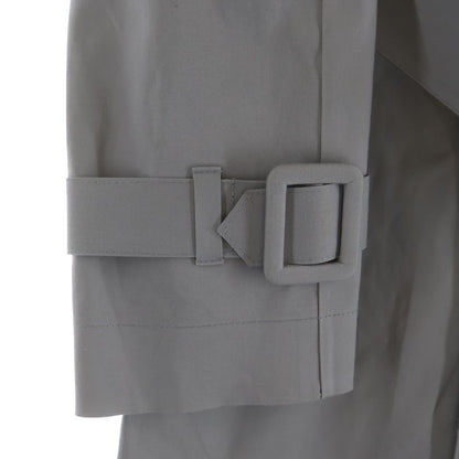 Balenciaga Chain Decoration Soutien Collar Coat Gray — view 4