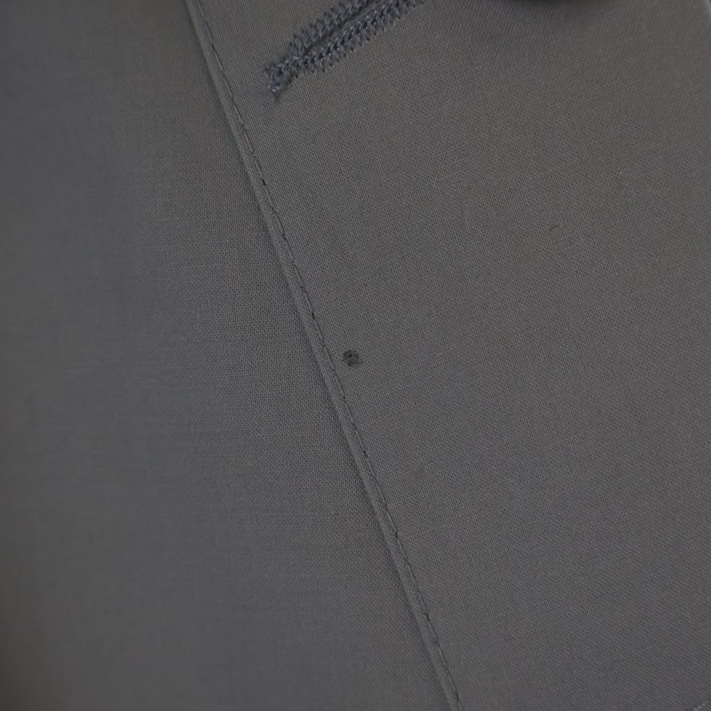Balenciaga Chain Decoration Soutien Collar Coat Gray — view 5