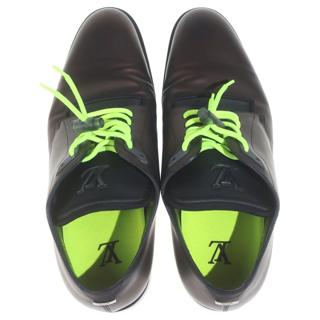 Louis Vuitton LV Formal Line Derby Shoes LV Monogram Flower Studs Leather — view 4