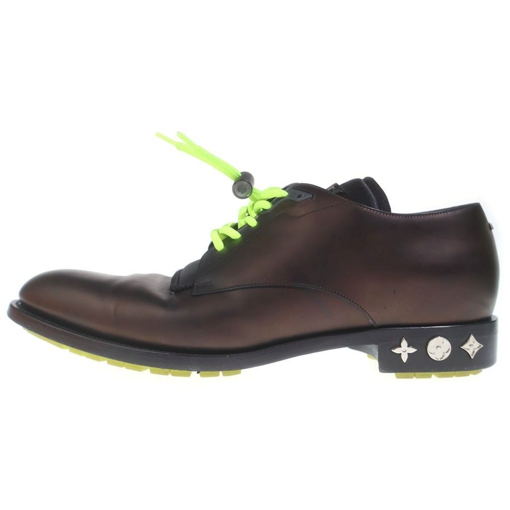 Louis Vuitton LV Formal Line Derby Shoes LV Monogram Flower Studs Leather