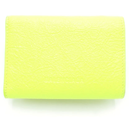 Balenciaga Le Cagole Mini Compact Wallet Yellow — view 2