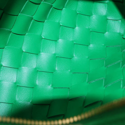 Bottega Veneta Mini Loop Camera Shoulder Bag Intrecciato Leather Green — view 7